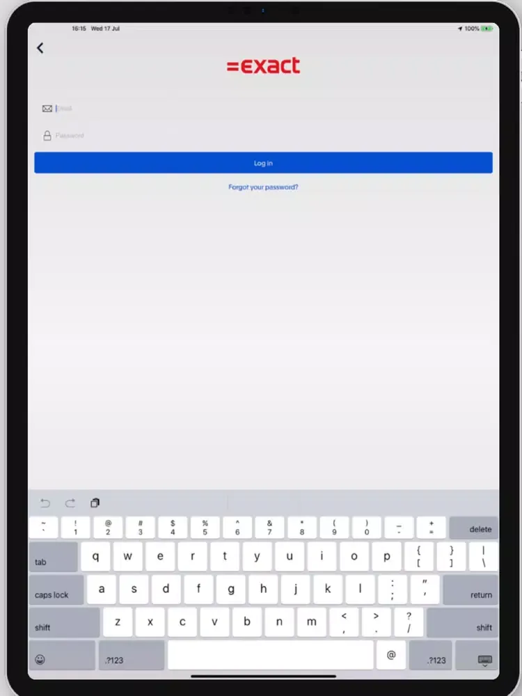 Captures d'écran de Exact Expense Management iPad 