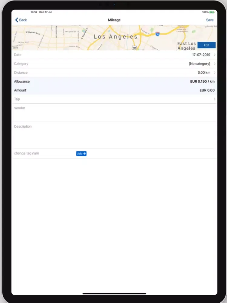 Captures d'écran de Exact Expense Management iPad 