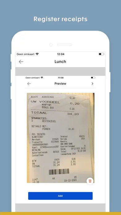 Screenshot di Exact Online