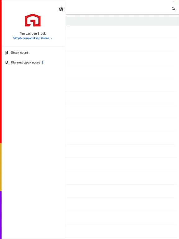 Zrzuty ekranu Exact Inventory Management iPad 
