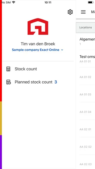 Zrzuty ekranu Exact Inventory Management