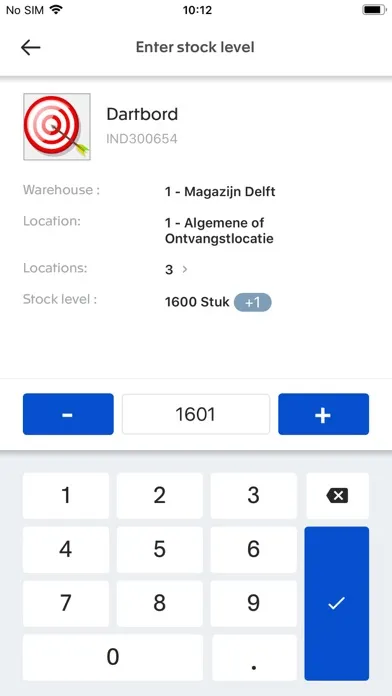 Zrzuty ekranu Exact Inventory Management