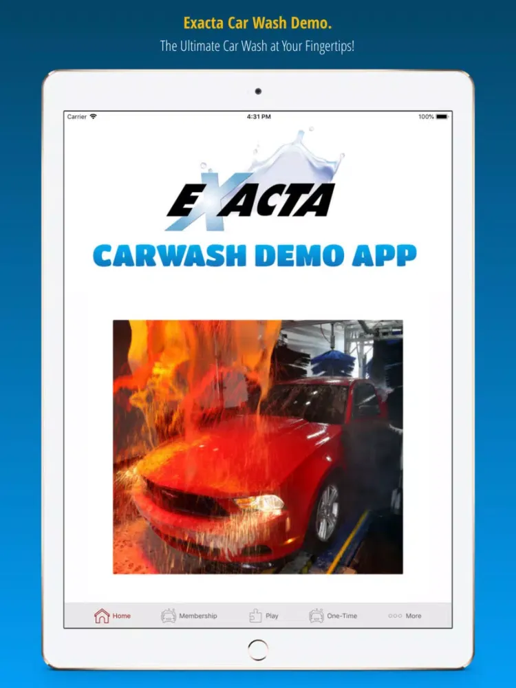 Ảnh chụp màn hình của Exacta Car Wash iPad 
