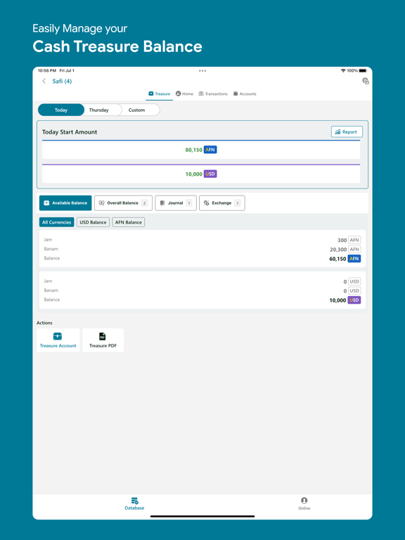 Exact System iPad  سکرین شاٹس