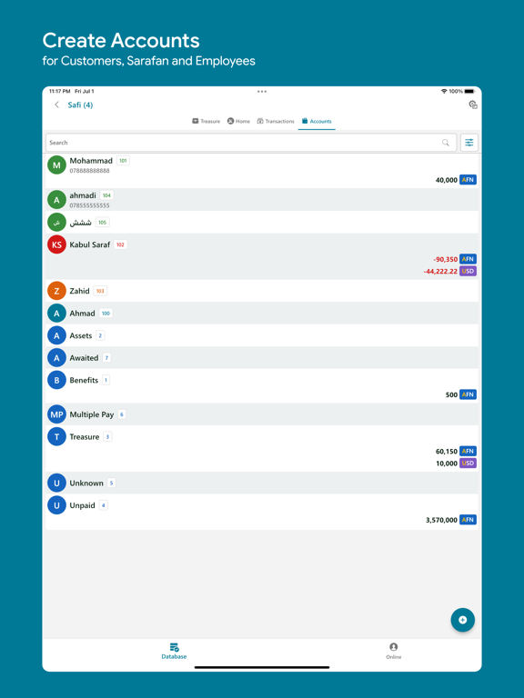 Exact System iPad  سکرین شاٹس
