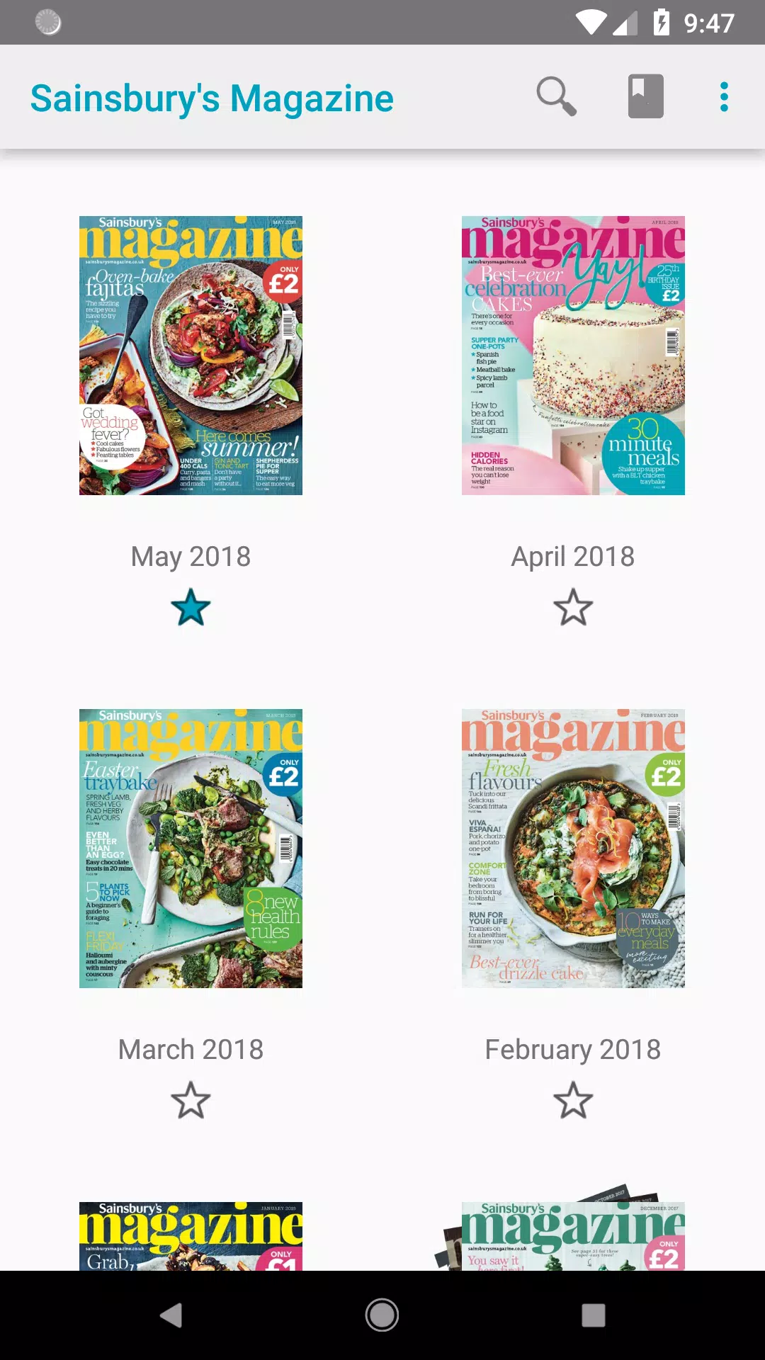 Sainsbury's magazine Screenshots