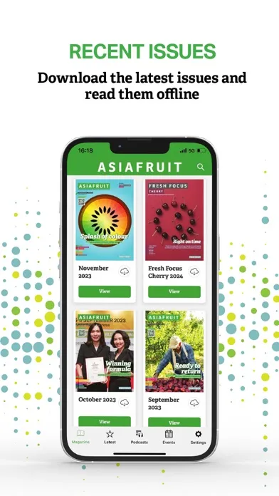 Asiafruit Magazine Screenshots
