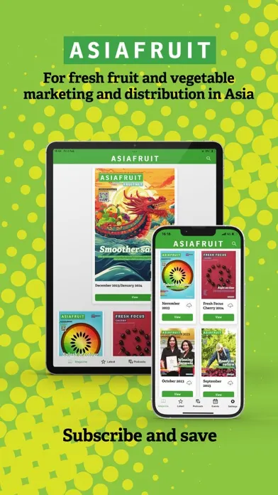 Asiafruit Magazine Screenshots