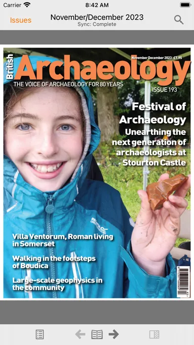 Zrzuty ekranu British Archaeology