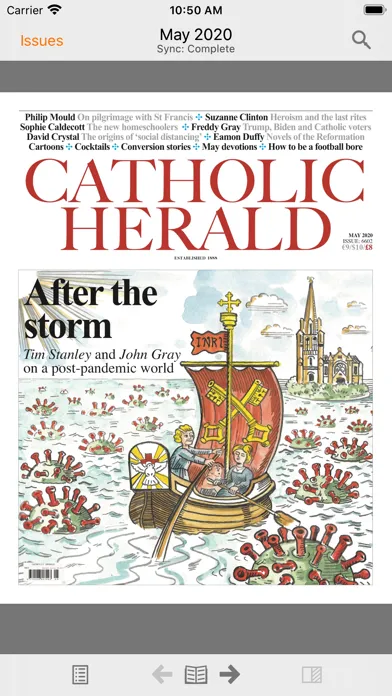 Capturas de pantalla de The Catholic Herald