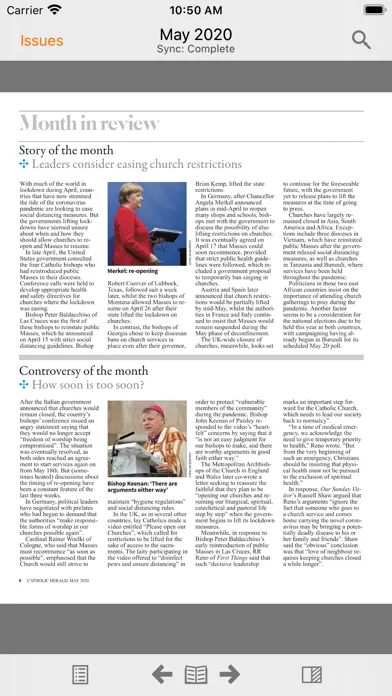 Capturas de pantalla de The Catholic Herald
