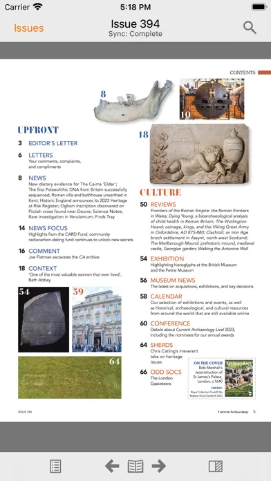 Tangkapan skrin Current Archaeology