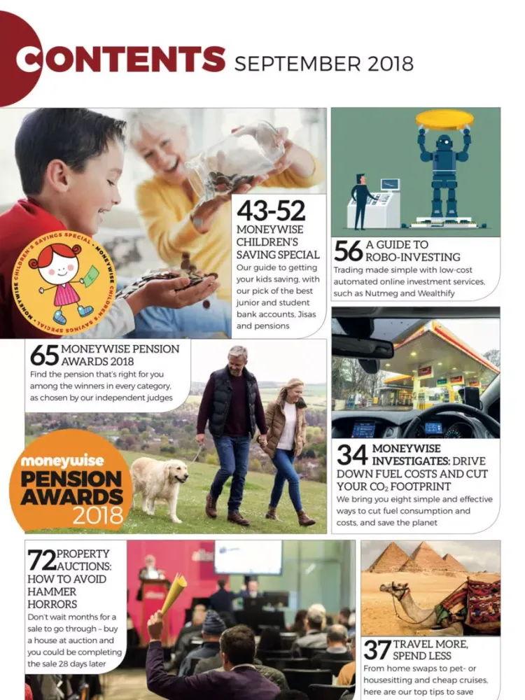 Capturas de pantalla de Moneywise Magazine iPad 