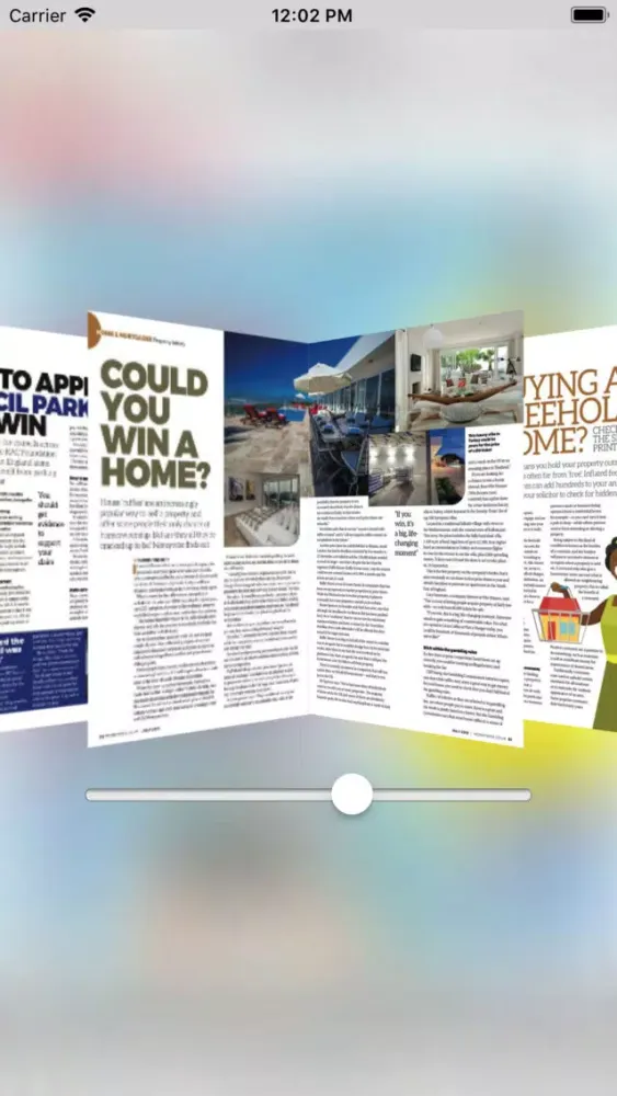 Capturas de pantalla de Moneywise Magazine