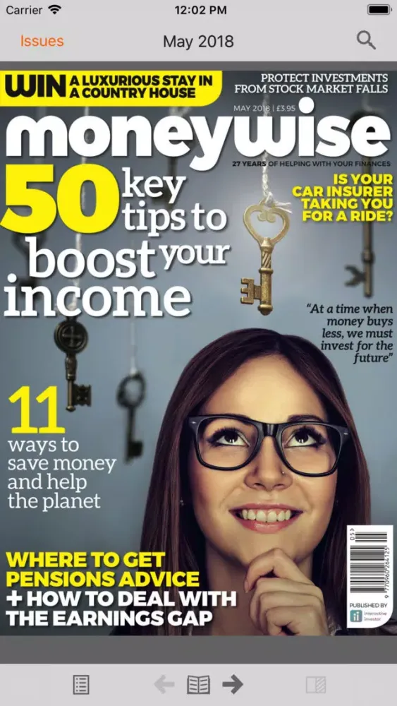 Capturas de pantalla de Moneywise Magazine