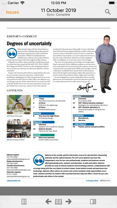 Optician Magazine স্ক্রিনশট