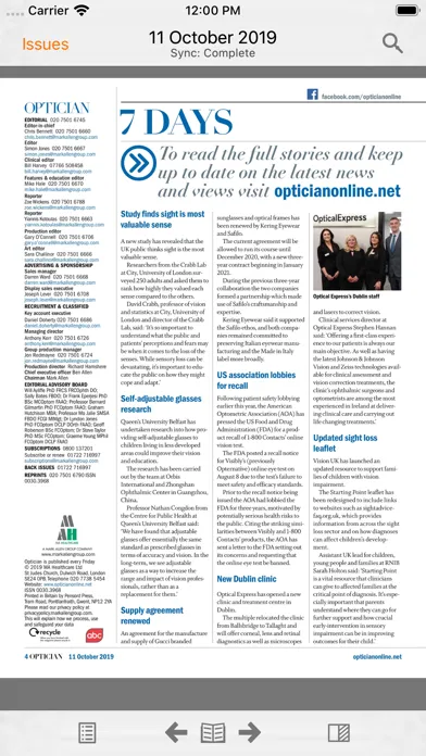 Optician Magazine স্ক্রিনশট