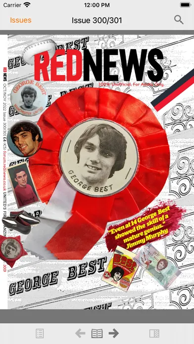 ภาพหน้าจอของ Red News Fanzine