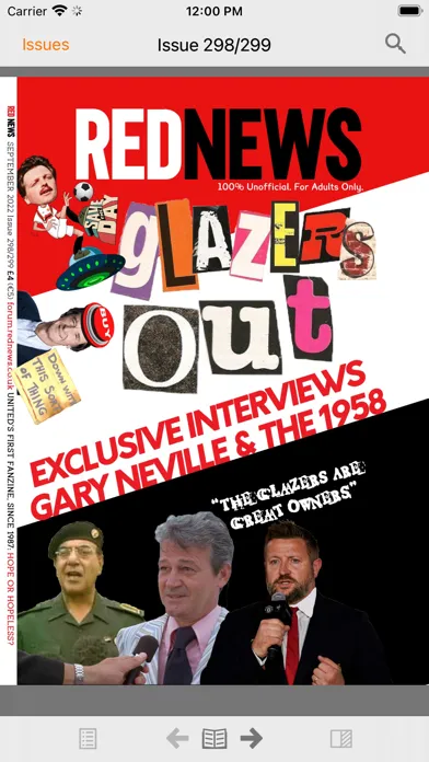 ภาพหน้าจอของ Red News Fanzine
