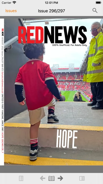 ภาพหน้าจอของ Red News Fanzine