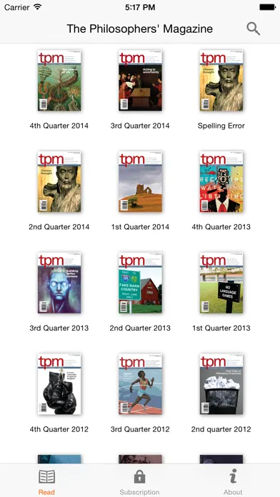The Philosophers' Magazine سکرین شاٹس