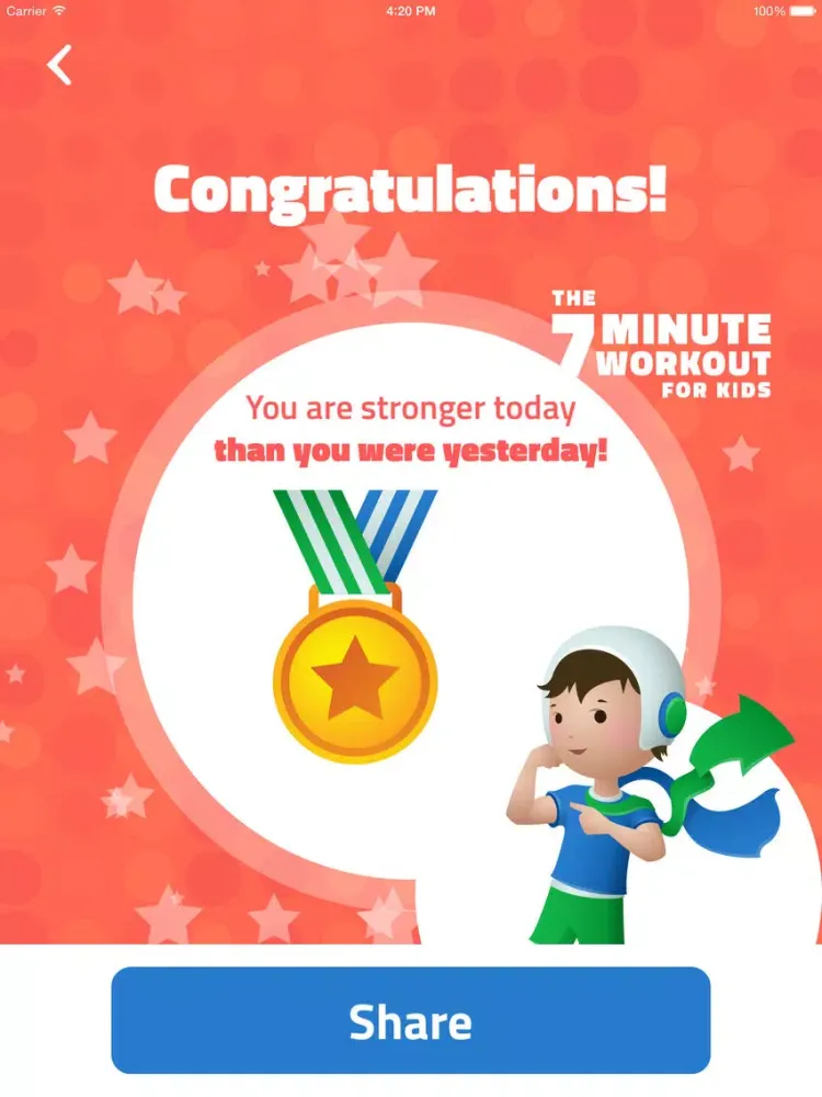 تصاویر 7-Minute Workout for Kids Pro: Make Fitness Fun for Stronger, Healthier Kids Through Interval Training iPad 