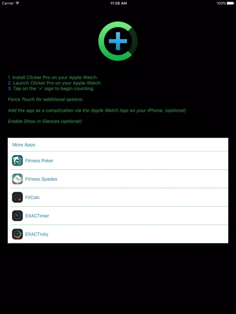 Screenshot di Clicker Pro: Easily count your reps and sets, keep score, track habits and activity iPad 