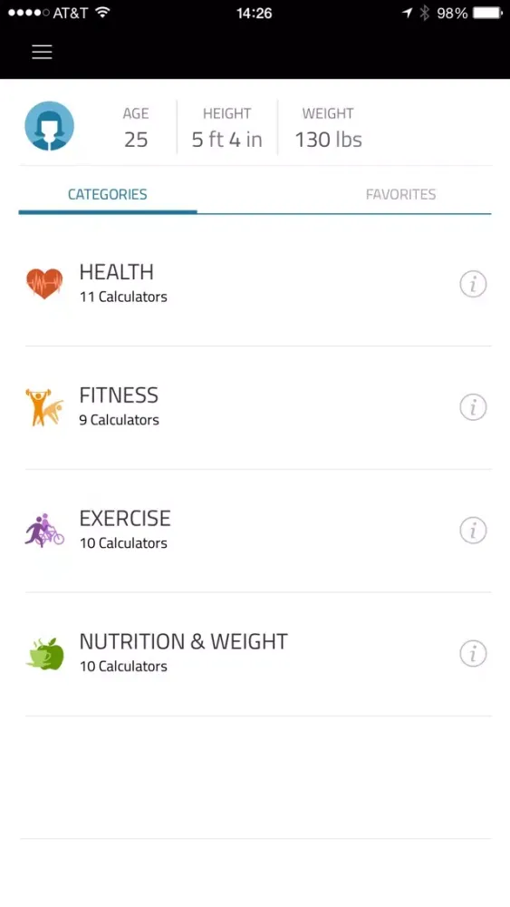 Fit Calc: Fitness calculator to help you with full body analysis Ekran Görüntüleri