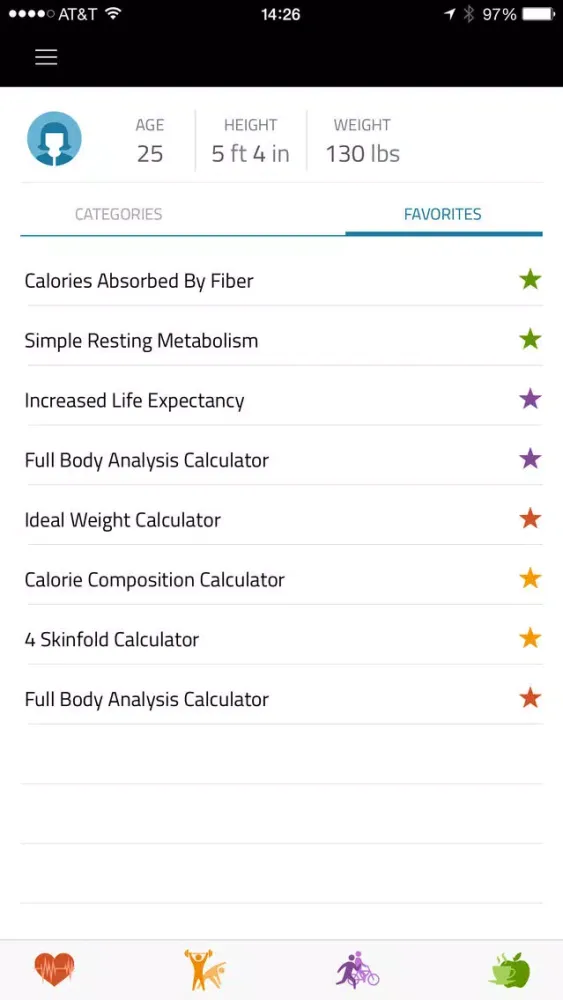 Fit Calc: Fitness calculator to help you with full body analysis Ekran Görüntüleri