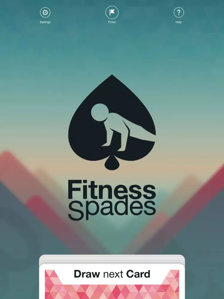Capturas de tela do Fitness Spades: Bodyweight Challenge Game to help you burn fat with body shred workouts iPad 