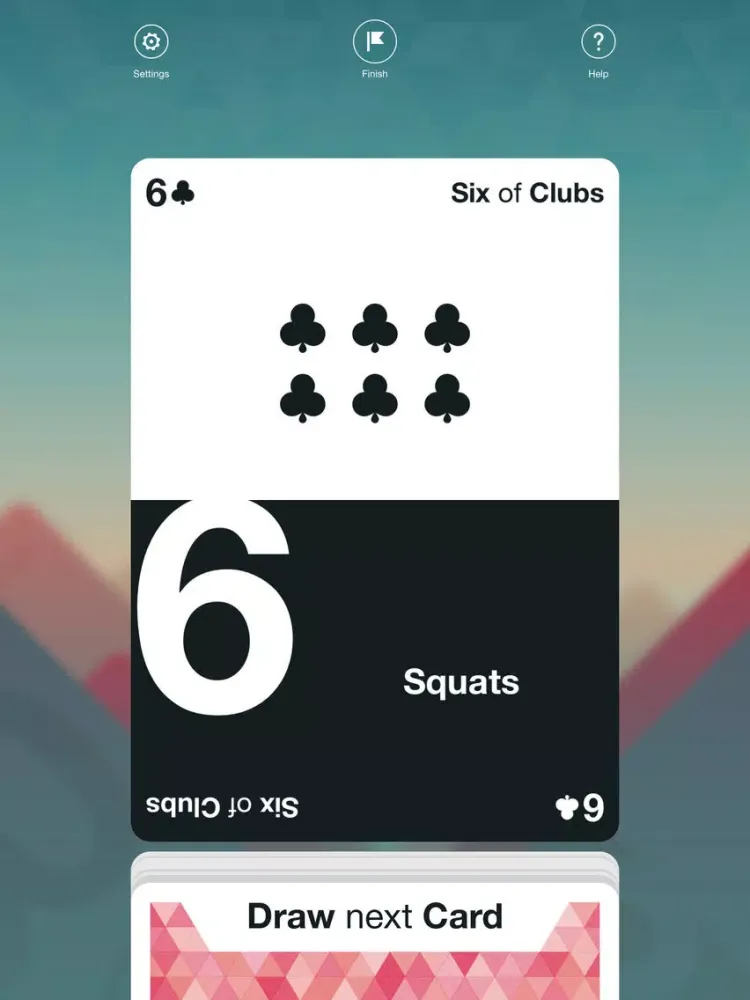 Capturas de tela do Fitness Spades: Bodyweight Challenge Game to help you burn fat with body shred workouts iPad 