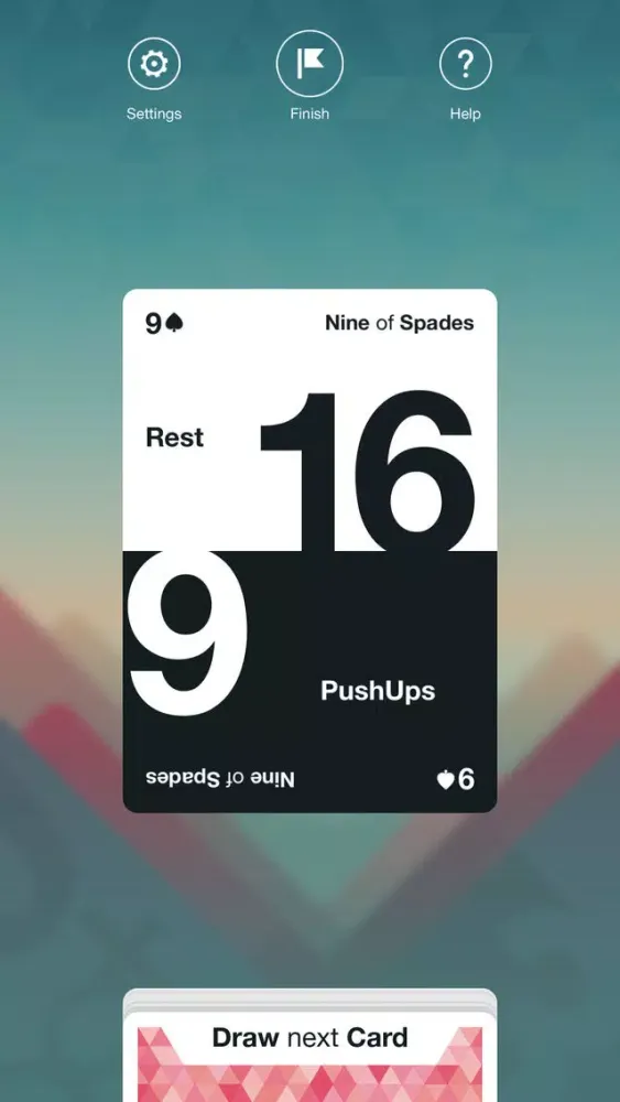 Capturas de tela do Fitness Spades: Bodyweight Challenge Game to help you burn fat with body shred workouts