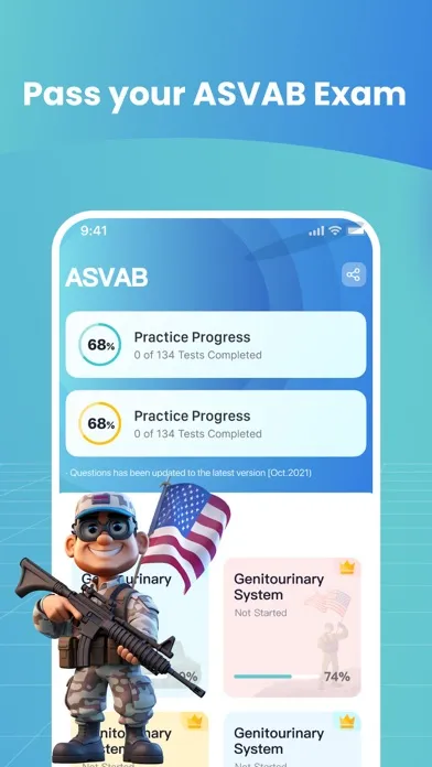 ASVAB Test 2024 prep سکرین شاٹس
