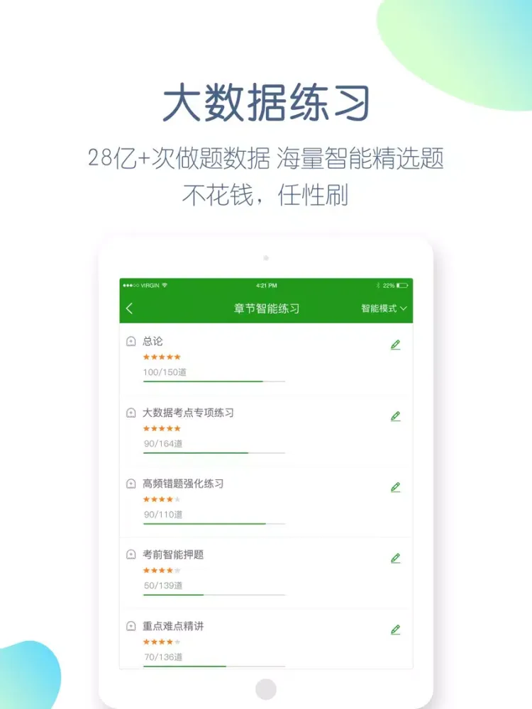تصاویر 执业药师万题库-执业药师资格考试通关大杀器 iPad 