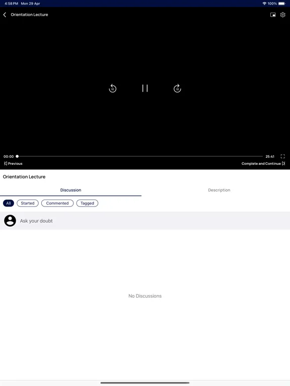 Exam Assure Classes iPad 應用截圖