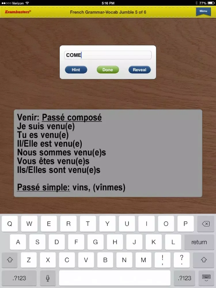 Praxis II Language Prep Flashcards Exambusters iPad  スクリーンショット