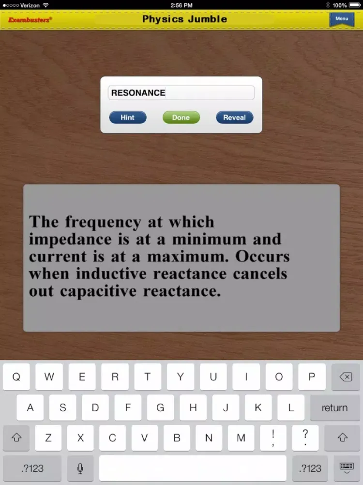 تصاویر AP Physics 1 & 2 Flashcards Exambusters iPad 