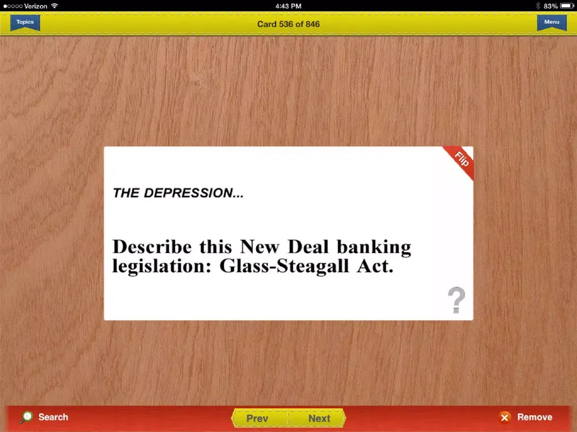 AP US & World History Prep Flashcards Exambusters iPad 應用截圖