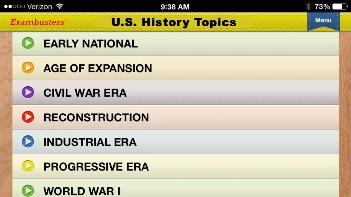 AP US & World History Prep Flashcards Exambusters應用截圖