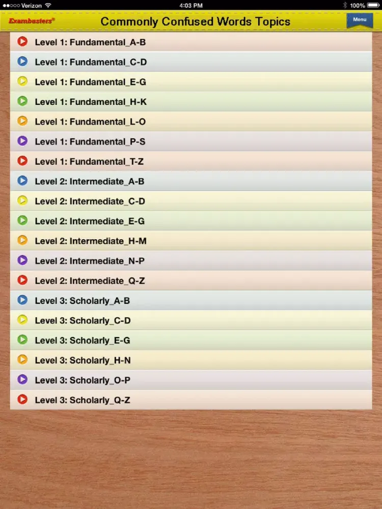 Captures d'écran de ASVAB Prep Verbal Flashcards Exambusters iPad 