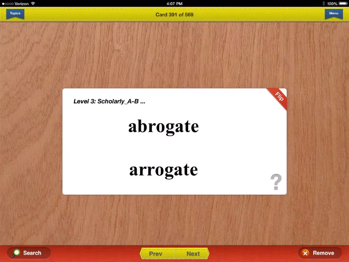 Captures d'écran de ASVAB Prep Verbal Flashcards Exambusters iPad 