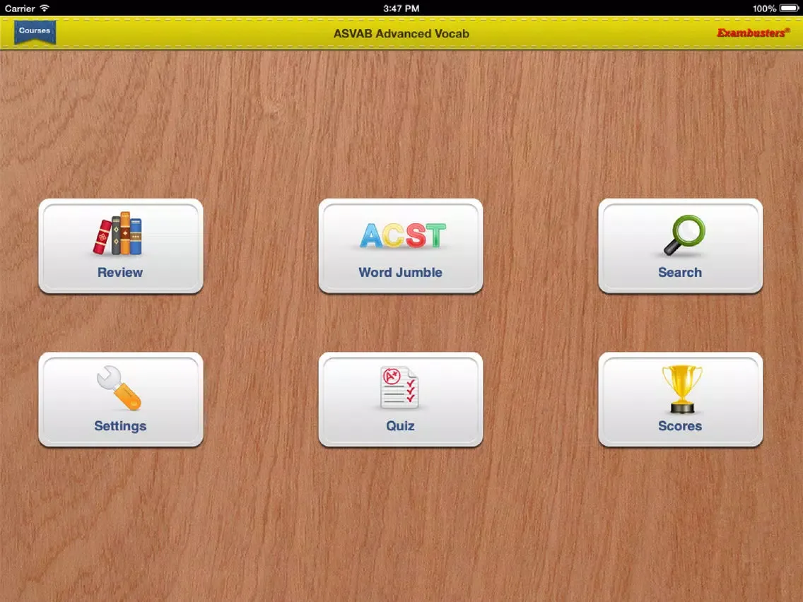 Captures d'écran de ASVAB Prep Verbal Flashcards Exambusters iPad 