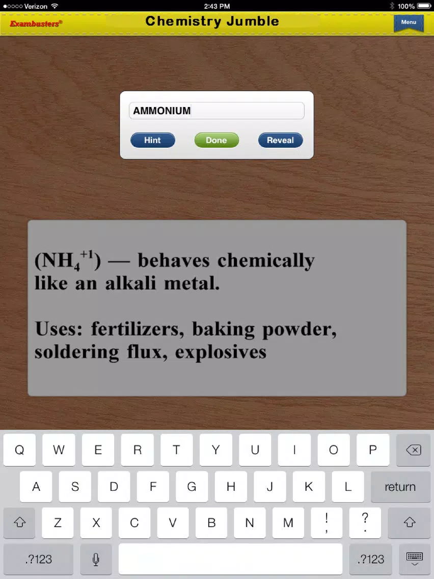 ASVAB Science Prep Flashcards Exambusters iPad  스크린샷
