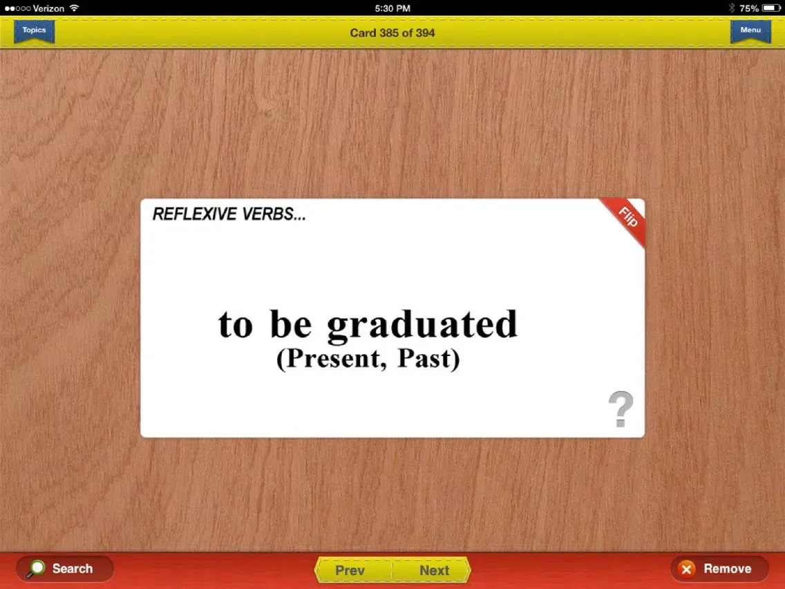 CLEP Spanish Prep Flashcards Exambusters iPad  Screenshots