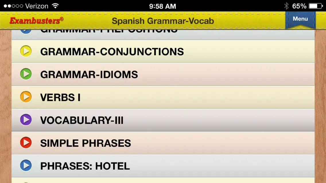 CLEP Spanish Prep Flashcards Exambusters Screenshots