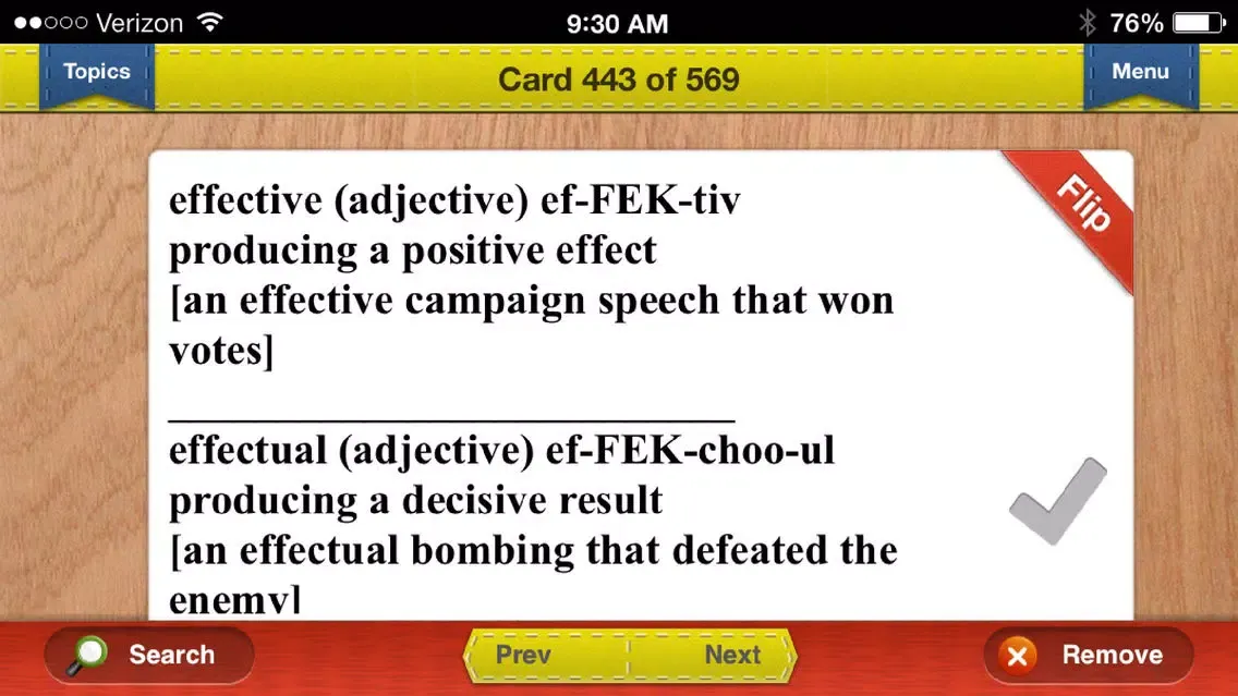 English Vocabulary Flashcards Exambusters Ekran Görüntüleri