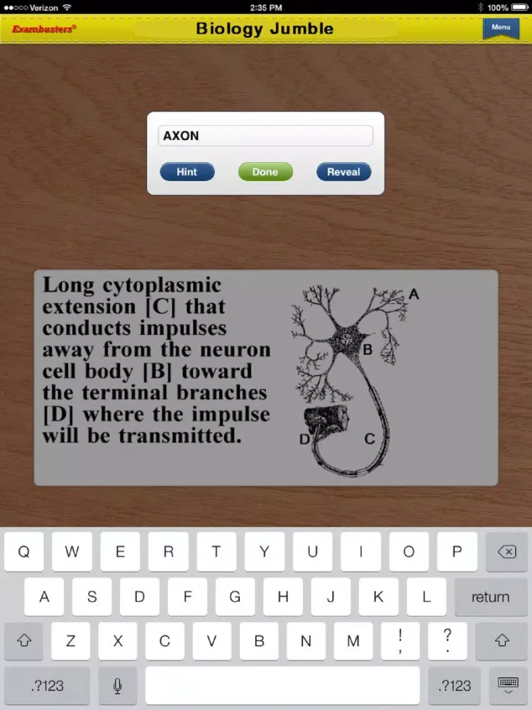GCSE Biology Prep Flashcards Exambusters iPad  স্ক্রিনশট