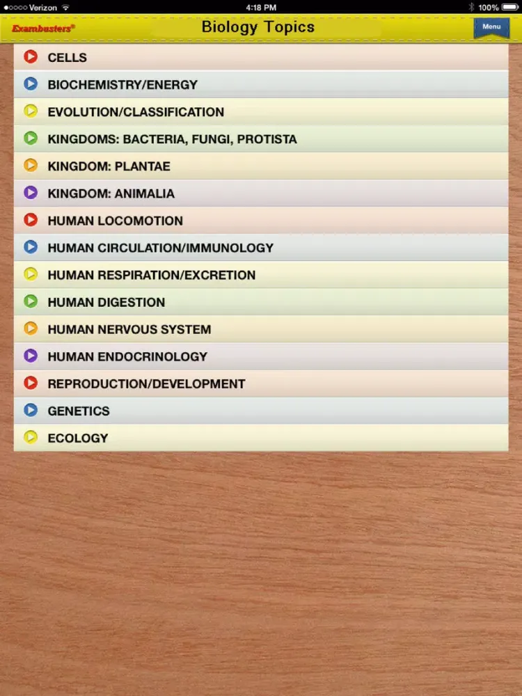GCSE Biology Prep Flashcards Exambusters iPad  স্ক্রিনশট