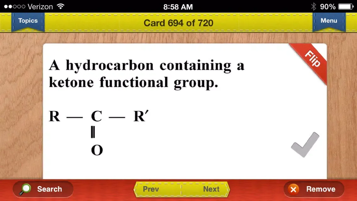 Zrzuty ekranu GCSE Chemistry Prep Flashcards Exambusters