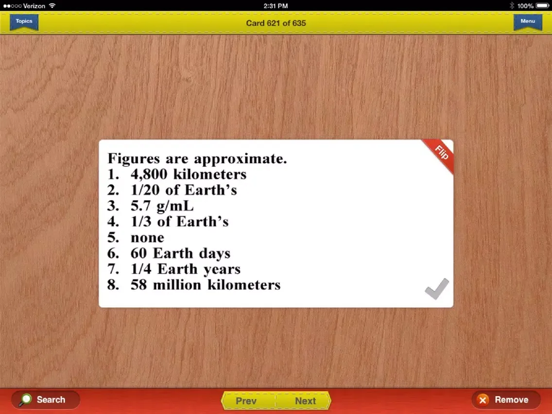 GCSE Geology Prep Flashcards Exambusters iPad  スクリーンショット